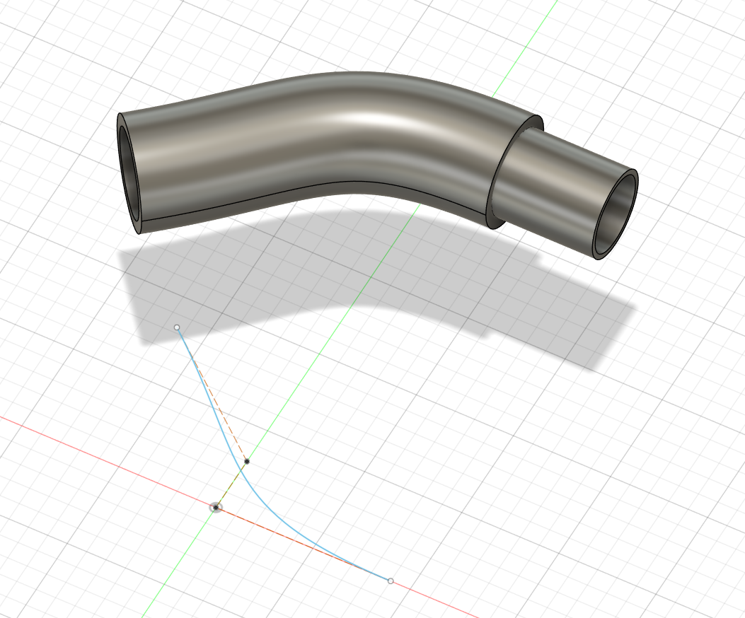 Pipe design from Fusion 360.